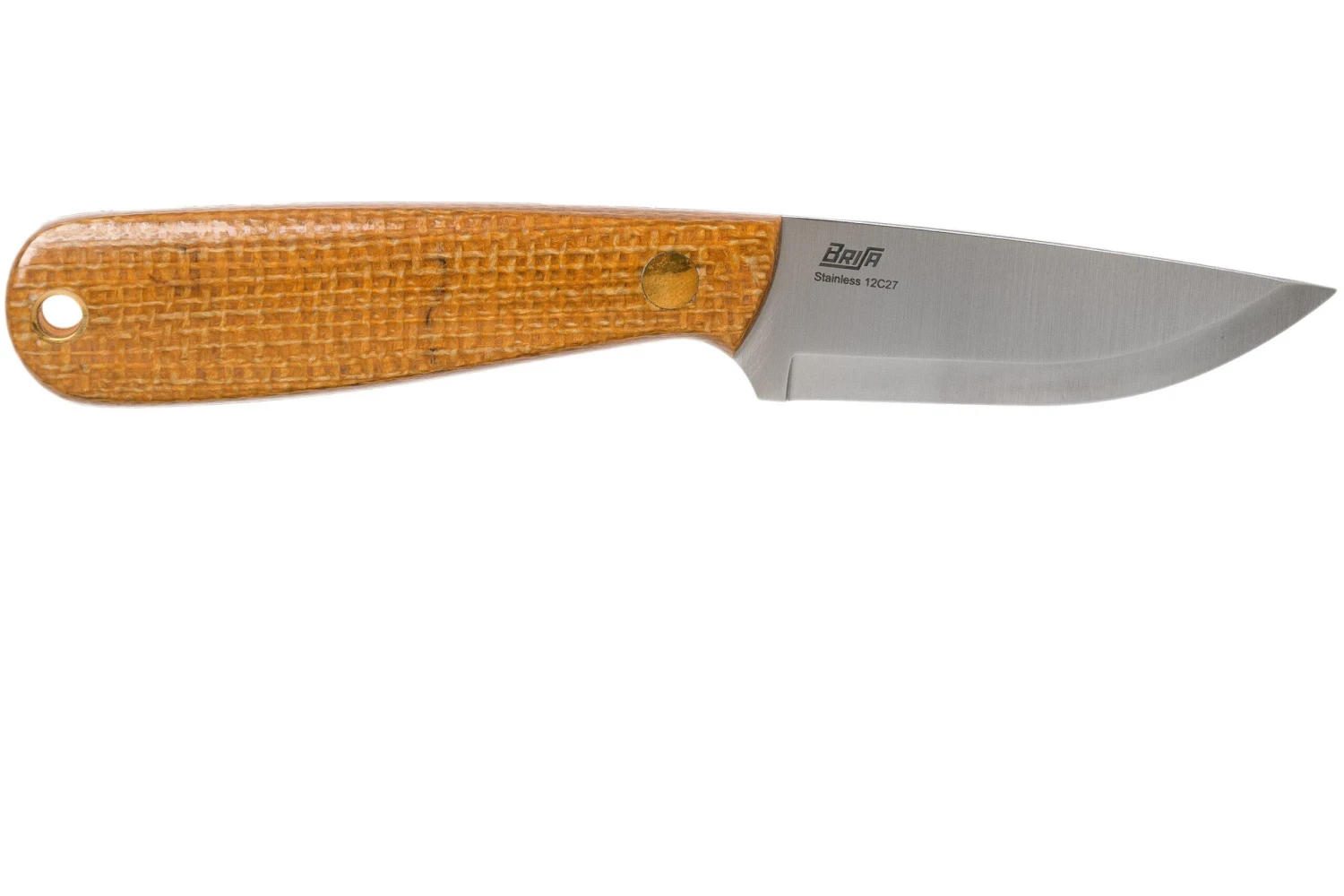 Brisa Necker 70, 001 Scandi Mustard Micarta, Cuchillo De Cuello 4 Brisa Necker 70, 001 Scandi Mustard Micarta, Cuchillo De Cuello - Imagen 2