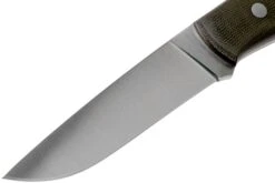 Brisa Trapper 115 Green Canvas Micarta Elmax Flat 2066, Cuchillo Bushcraft -Böker Ventas ENZ 2066 03 brisa enzo