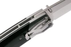 Fällkniven PXL Black Micarta PXLbm Elmax, Convex Navaja -Böker Ventas FKPXLBM 06 fallkniven