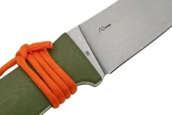 Black Fox Vesuvius Stonewashed D2 Blade, OD Green G10 Cuchillo Fijo -Böker Ventas FOBF 710D2OD 05 blackfox