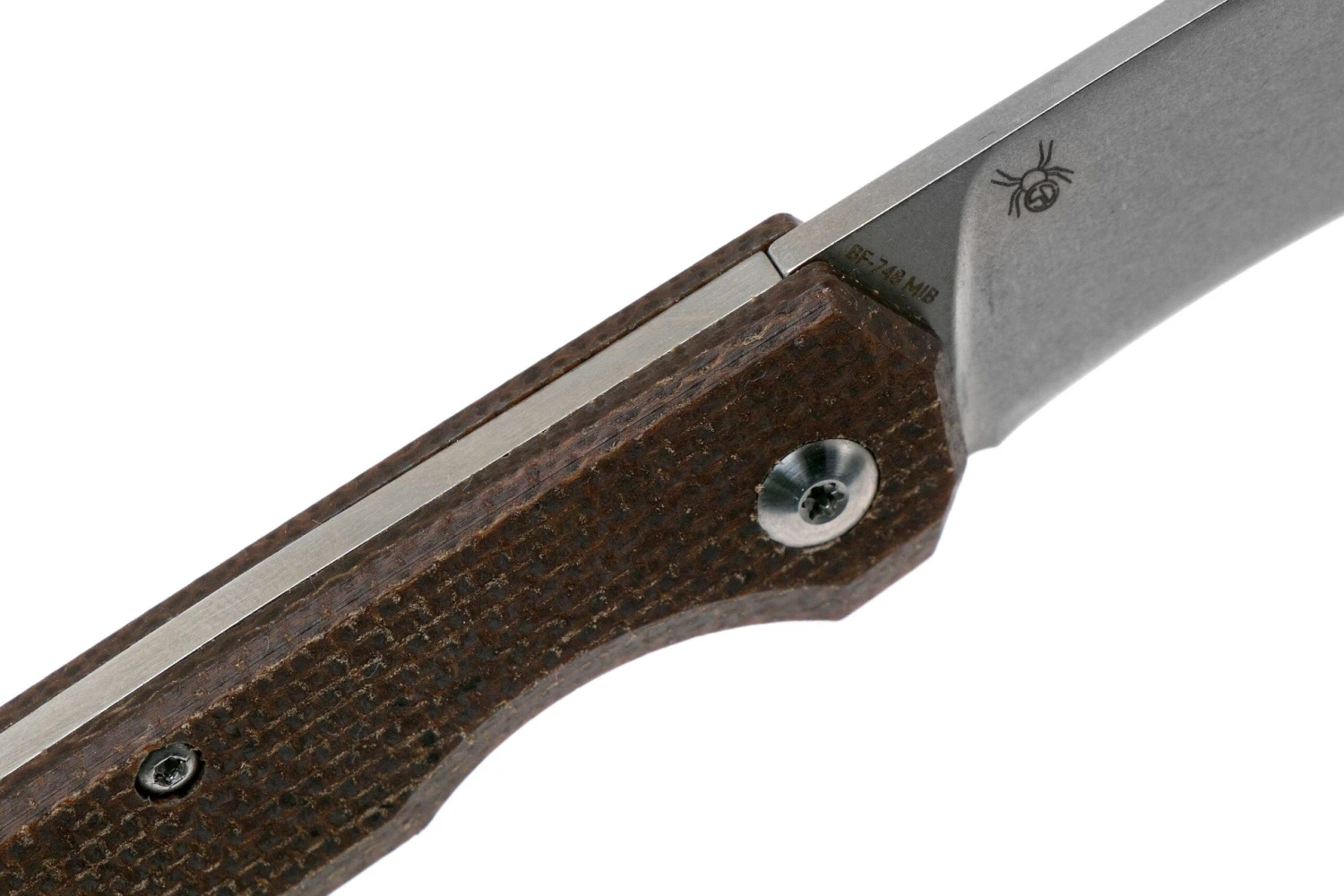 Fox Black Fox Ciol Folding Knife BF-748MIB Dark Brown Micarta Navaja, Denis Simonutti Design 8 Fox Black Fox Ciol Folding Knife BF-748MIB Dark Brown Micarta Navaja, Denis Simonutti Design - Imagen 6