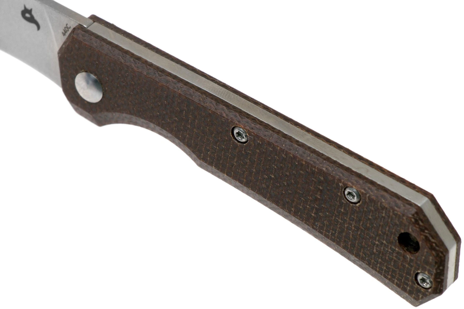 Fox Black Fox Ciol Folding Knife BF-748MIB Dark Brown Micarta Navaja, Denis Simonutti Design 9 Fox Black Fox Ciol Folding Knife BF-748MIB Dark Brown Micarta Navaja, Denis Simonutti Design - Imagen 7