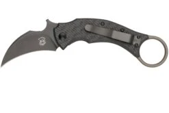 Fox Knives Black Bird FX-591TICBR Cuchillo Karambit, Diseño Bastinelli