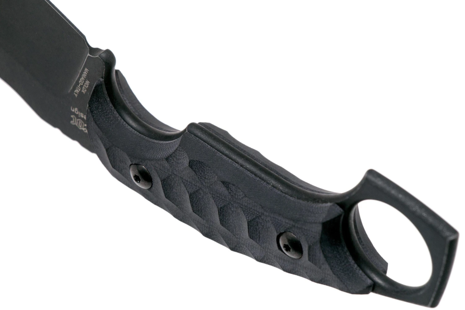 Fox Knives Monkey Thumper FX-633 Black G10 Cuchillo Fijo, Ken Vehikite Design 6 Fox Knives Monkey Thumper FX-633 Black G10 Cuchillo Fijo, Ken Vehikite Design - Imagen 4