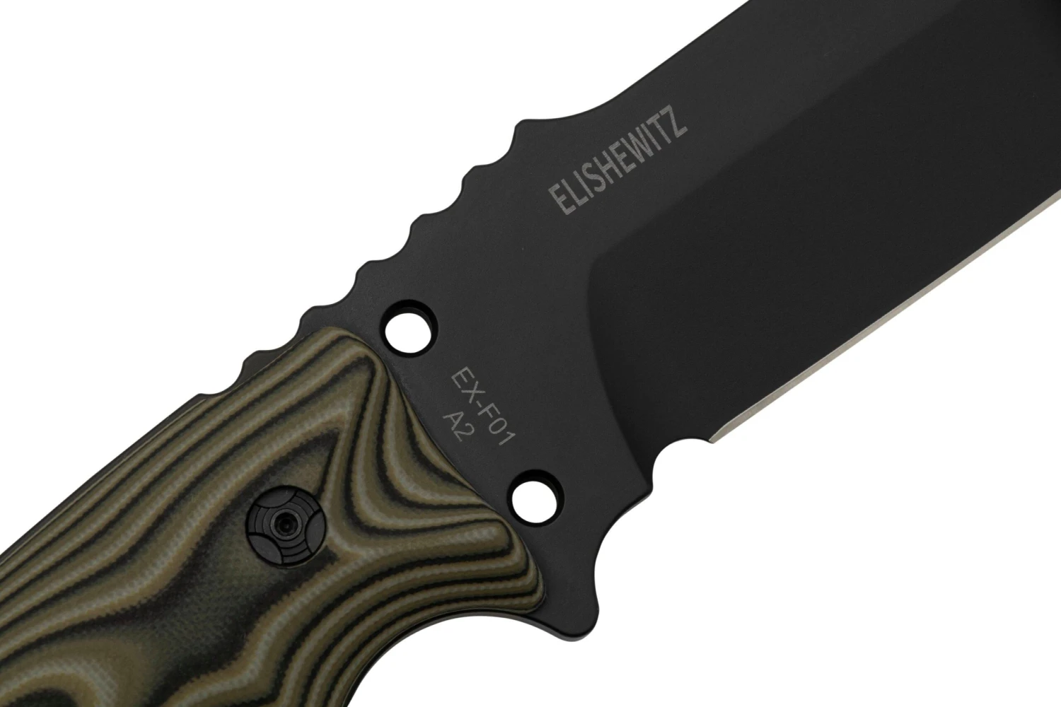 Hogue EX-F01 7" G-Mascus Green, A2-staal, 35158 Cuchillo Fijo 7 Hogue EX-F01 7" G-Mascus Green, A2-staal, 35158 Cuchillo Fijo - Imagen 5