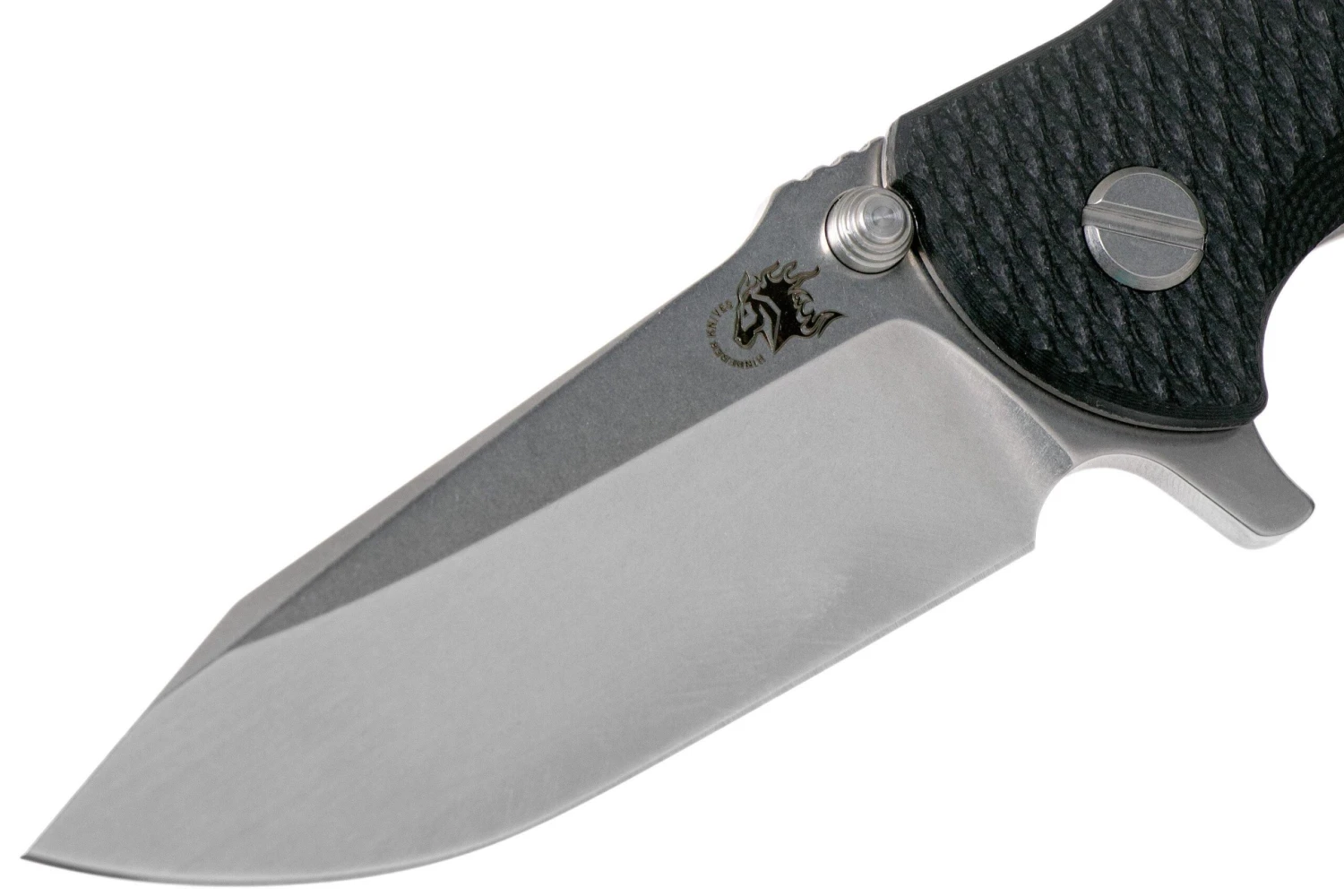 Rick Hinderer Jurassic Spearpoint 20CV Stonewash Black G10 Navaja 5 Rick Hinderer Jurassic Spearpoint 20CV Stonewash Black G10 Navaja - Imagen 3