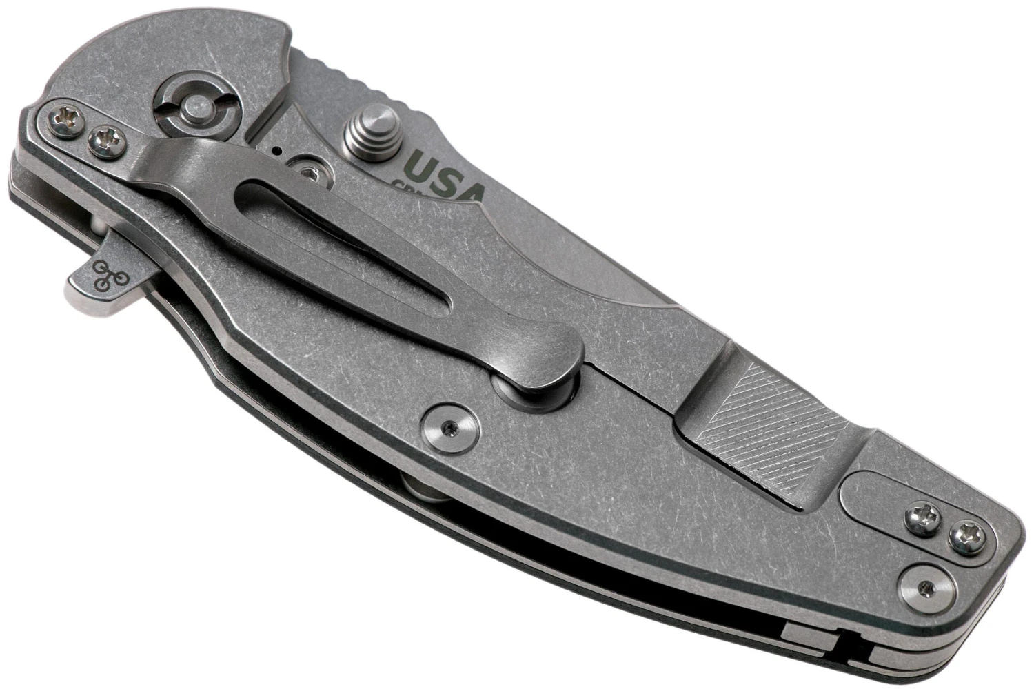 Rick Hinderer Jurassic Spearpoint 20CV Stonewash Black G10 Navaja 6 Rick Hinderer Jurassic Spearpoint 20CV Stonewash Black G10 Navaja - Imagen 4