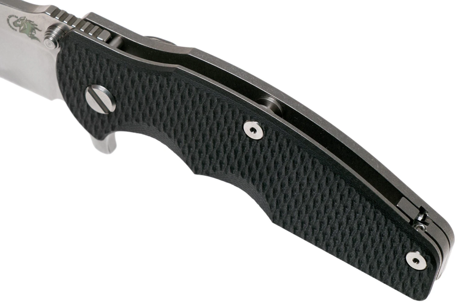 Rick Hinderer Jurassic Spearpoint 20CV Stonewash Black G10 Navaja 9 Rick Hinderer Jurassic Spearpoint 20CV Stonewash Black G10 Navaja - Imagen 7