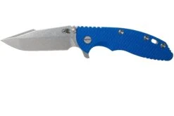 Rick Hinderer XM-18 3.5 Harpoon Spanto S35VN, Blue G10 Navaja"