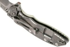 Rick Hinderer XM-18 3.5 Harpoon Spanto S35VN, Translucent Green G10 Navaja" -Böker Ventas HRK XM18 35 HSP TG 05 rick hinderer knives