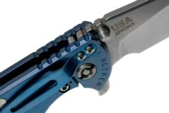 Rick Hinderer XM18 3,5” 20CV Slicer, Blue Ti, Blue-Black G10 Navaja -Böker Ventas HRK XM18 35 SLSBB B 06 rick hinderer knives