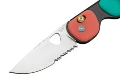 The James Brand The Redstone, Coral Turquoise + Satin, Serrated, Navaja -Böker Ventas JAKN118161 01 03 jamesbrand