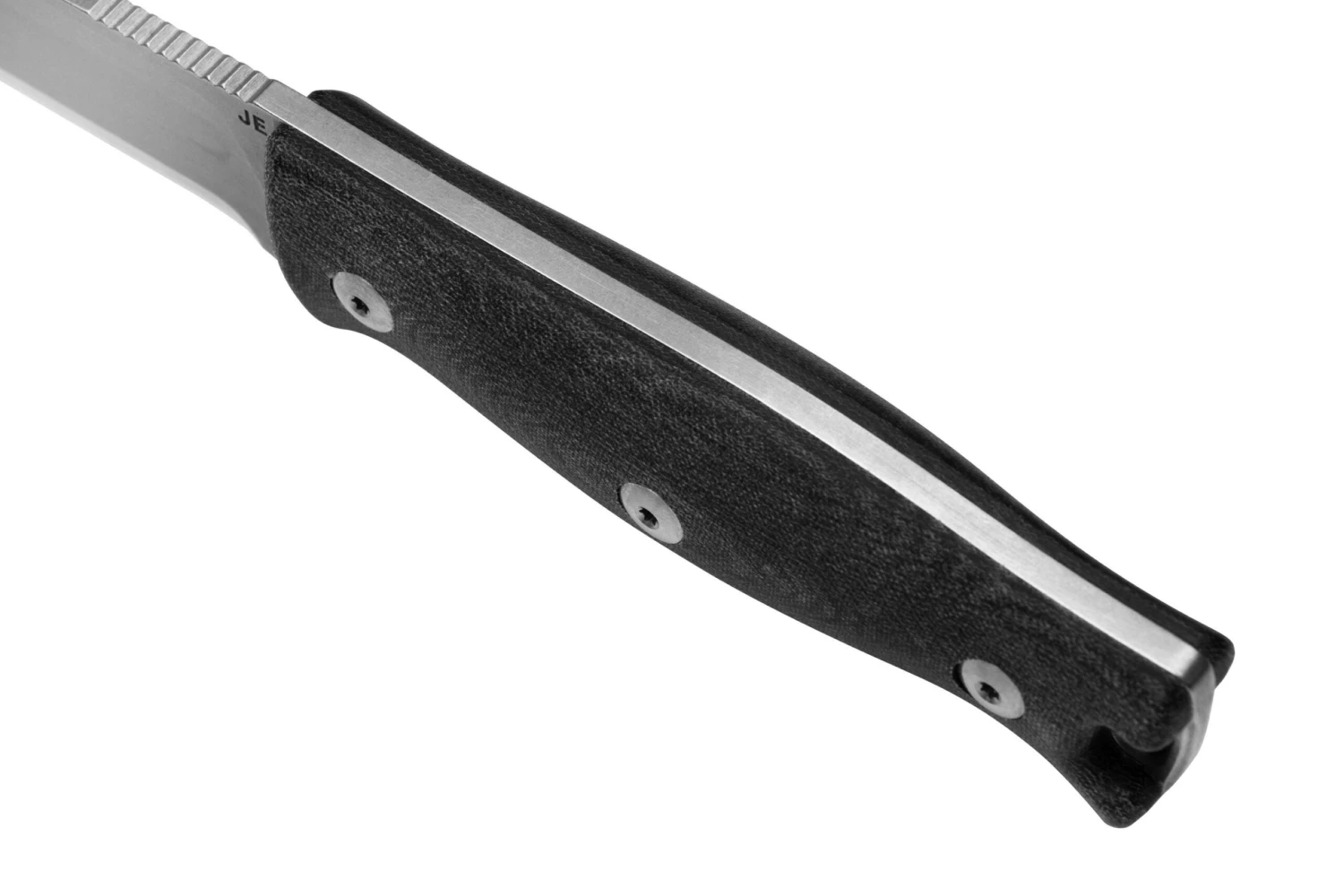 J.E. Made BushCraft ScandiGrind, Black Micarta Cuchillo Bushcraft 7 J.E. Made BushCraft ScandiGrind, Black Micarta Cuchillo Bushcraft - Imagen 5