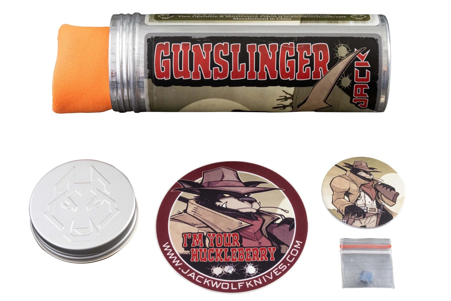 Jack Wolf Gunslinger Jack GUNS-01-CCBP CamoCarbon Bazooka Pink, Navaja 10 Jack Wolf Gunslinger Jack GUNS-01-CCBP CamoCarbon Bazooka Pink, Navaja - Imagen 8