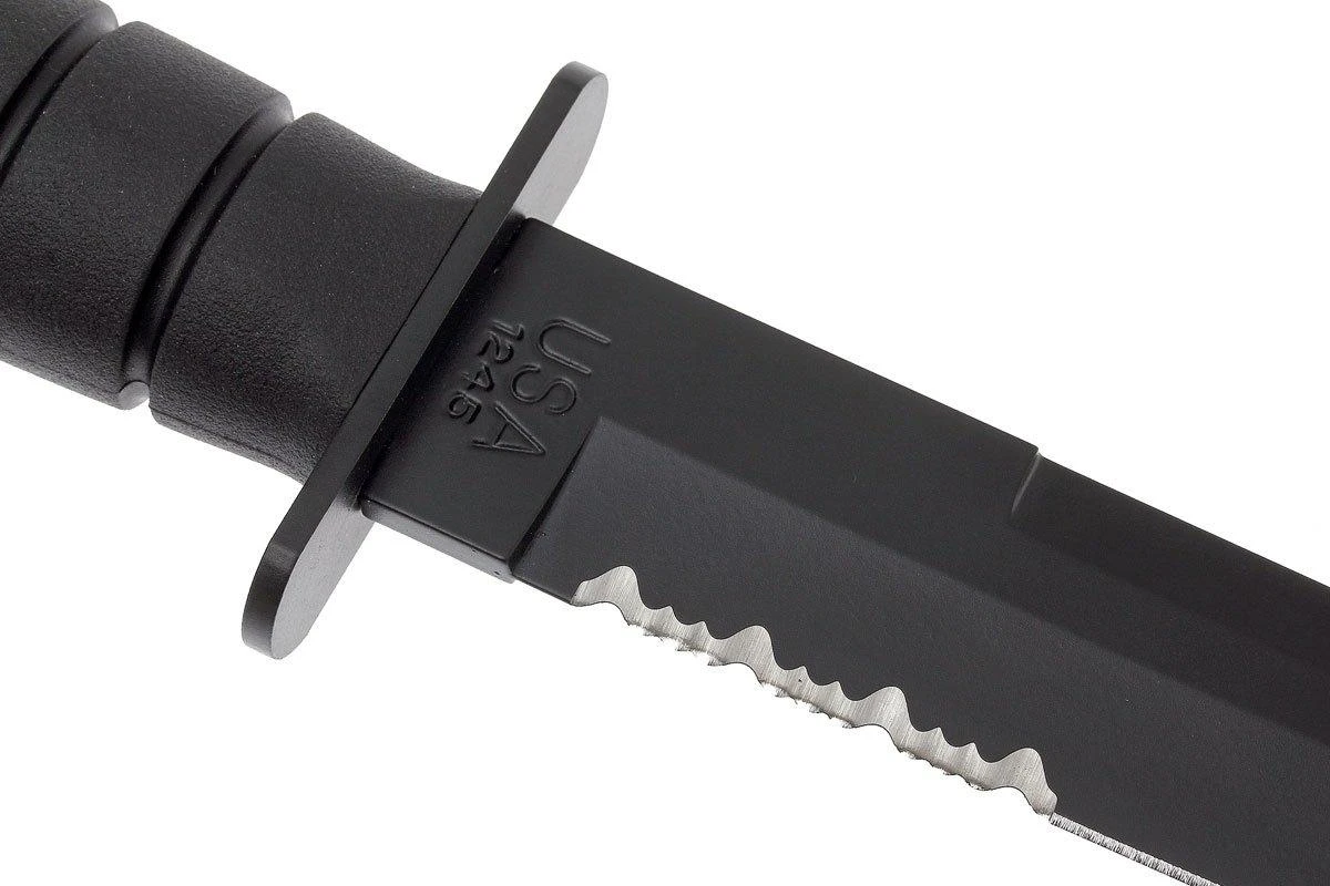 KA-BAR Tanto 1245 Cuchillo De Supervivencia, Parcialmente Dentado, Funda Kydex 5 KA-BAR Tanto 1245 Cuchillo De Supervivencia, Parcialmente Dentado, Funda Kydex - Imagen 3