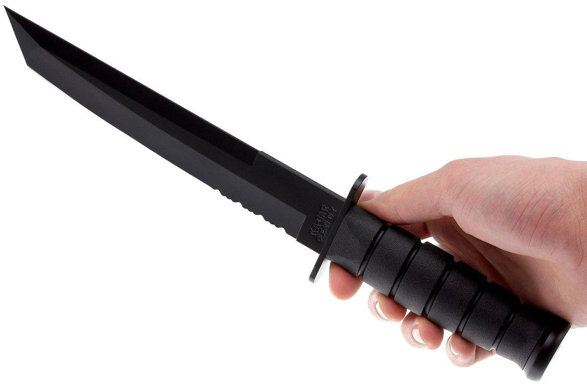 KA-BAR Tanto 1245 Cuchillo De Supervivencia, Parcialmente Dentado, Funda Kydex 8 KA-BAR Tanto 1245 Cuchillo De Supervivencia, Parcialmente Dentado, Funda Kydex - Imagen 6