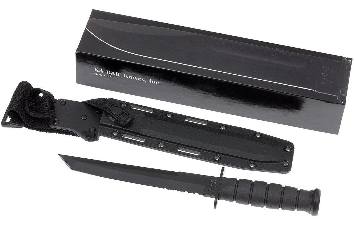 KA-BAR Tanto 1245 Cuchillo De Supervivencia, Parcialmente Dentado, Funda Kydex 11 KA-BAR Tanto 1245 Cuchillo De Supervivencia, Parcialmente Dentado, Funda Kydex - Imagen 9