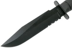 KA-BAR Fighter 1271 Cuchillo Fijo, Parcialmente Dentado, Funda De Kydex -Böker Ventas KA1271 03 ka bar