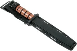 KA-BAR USMC 5018 Parcialmente Dentado, Mango De Cuero, Funda De Plástico 16 KA-BAR USMC 5018 Parcialmente Dentado, Mango De Cuero, Funda De Plástico -Böker Ventas KA5018 07 ka bar