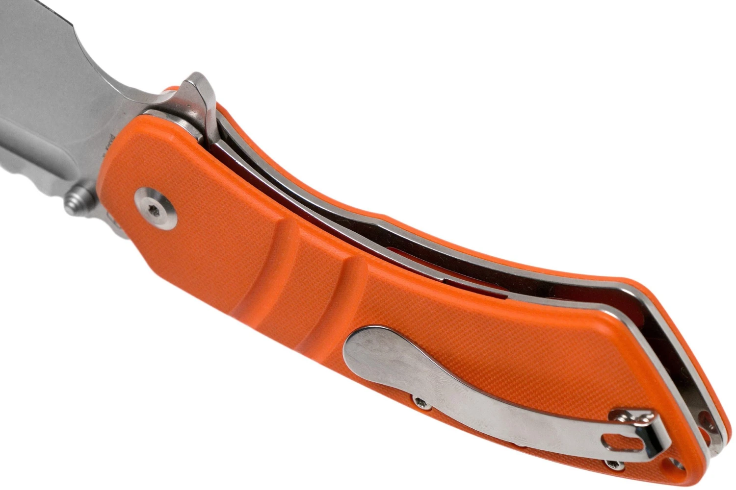 Kansept XL Korvid T1030A6 Satin, Orange G10 Navaja, Justin Koch Design 7 Kansept XL Korvid T1030A6 Satin, Orange G10 Navaja, Justin Koch Design - Imagen 5