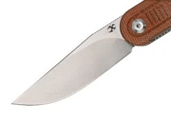 Kansept Reverie T2025A6 Stonewashed, Brown Micarta Navaja, Diseño Justin Lundquist -Böker Ventas KST2025A6 03 kansept