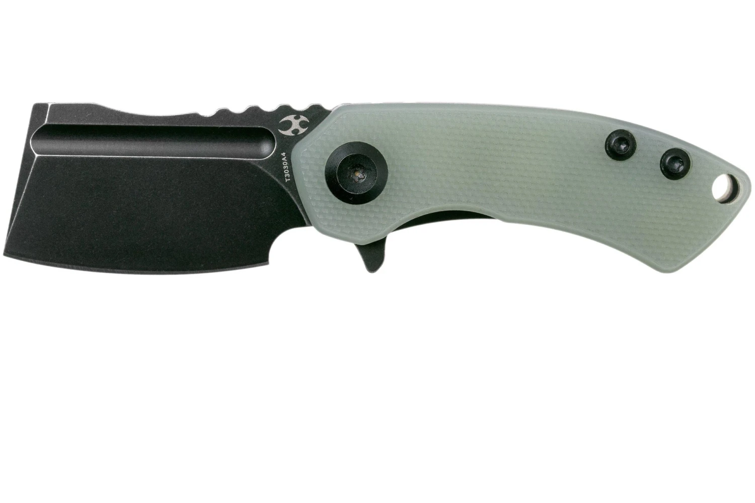 Kansept Mini Korvid T3030A4 Blackwashed, Natural G10 Navaja, Justin Koch Design 3 Kansept Mini Korvid T3030A4 Blackwashed, Natural G10 Navaja, Justin Koch Design