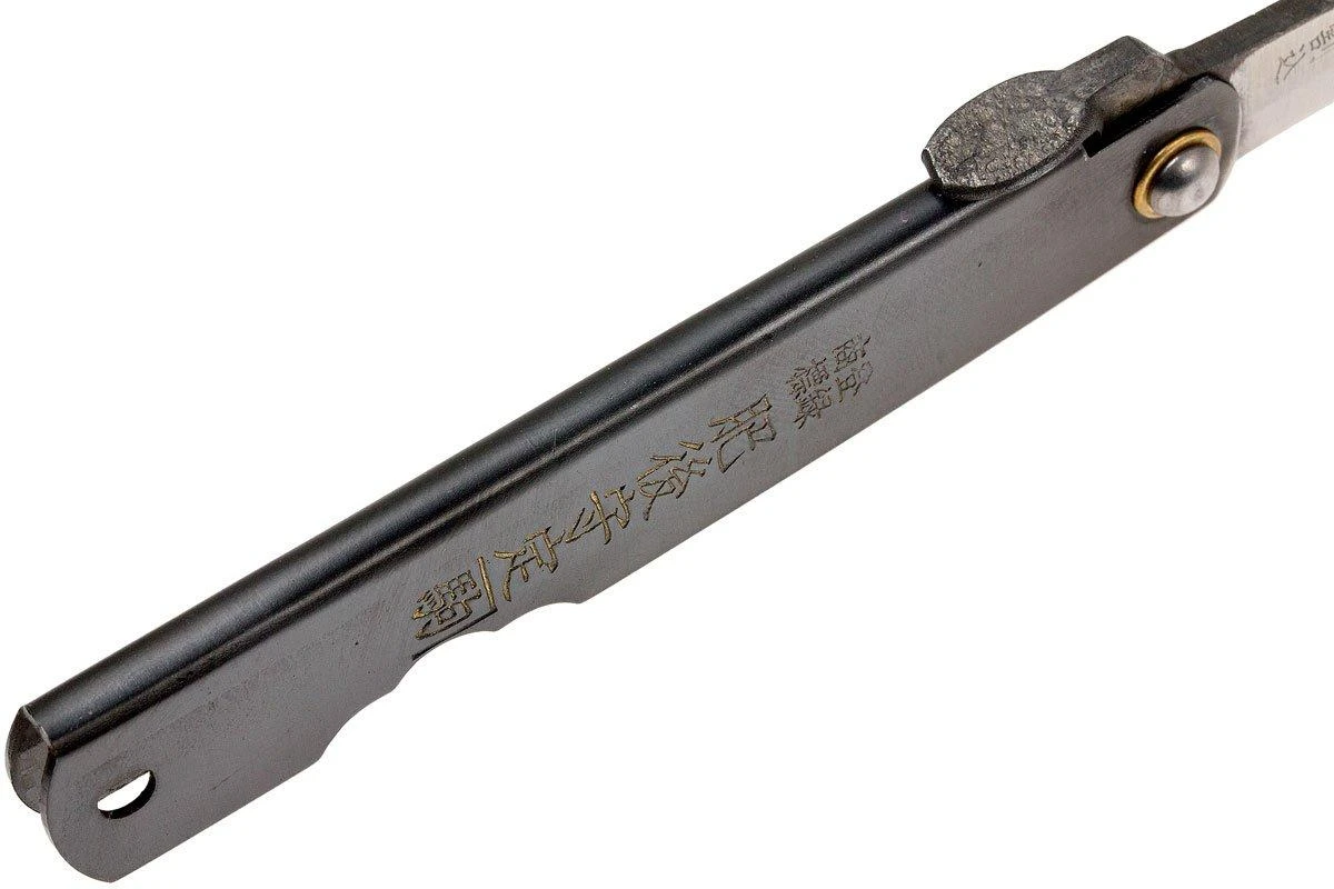 Higonokami Navaja 6,6 Cm KT-HIGO06BL, SK-acero Al Carbono, Negro 8 Higonokami Navaja 6,6 Cm KT-HIGO06BL, SK-acero Al Carbono, Negro - Imagen 6