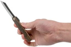 Higonokami Navaja 7,3 Cm HIGOC2B, Blue Paper Steel, Brown Black Glitter -Böker Ventas KT HIGOC2B 07 higonokami