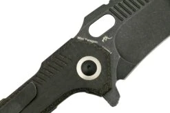 Kizer Mini Paragon V4600C2, 154CM, Black Micarta Navaja, Diseño RS Knifeworks -Böker Ventas KZV4600C2 05 kizer