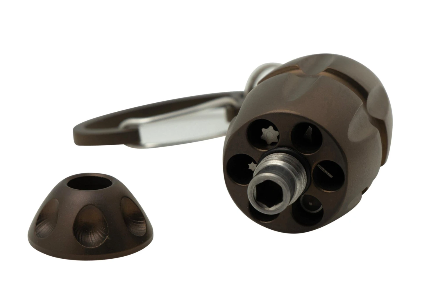 LionSteel Eggie Bronze Titanium EG-BR Llavero Con Juego De Tornillos Y Multiherramienta 4 LionSteel Eggie Bronze Titanium EG-BR Llavero Con Juego De Tornillos Y Multiherramienta - Imagen 2