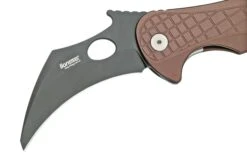 LionSteel L.E.One LE1-A-EB MagnaCut, Black, Earth Brown Aluminium, Navaja Karambit -Böker Ventas LI LE1 A EB 03 lionsteel