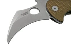 LionSteel L.E.One LE1-A-GS MagnaCut, Satin, Green Aluminium, Navaja Karambit 12 LionSteel L.E.One LE1-A-GS MagnaCut, Satin, Green Aluminium, Navaja Karambit -Böker Ventas LI LE1 A GS 03 lionsteel