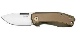 LionSteel Nano NA01-BR Frame Lock, Magnacut, Bronze Titanium, Navaja