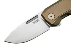 LionSteel Nano NA01-BR Frame Lock, Magnacut, Bronze Titanium, Navaja -Böker Ventas LI NA01 BR 03 lionsteel
