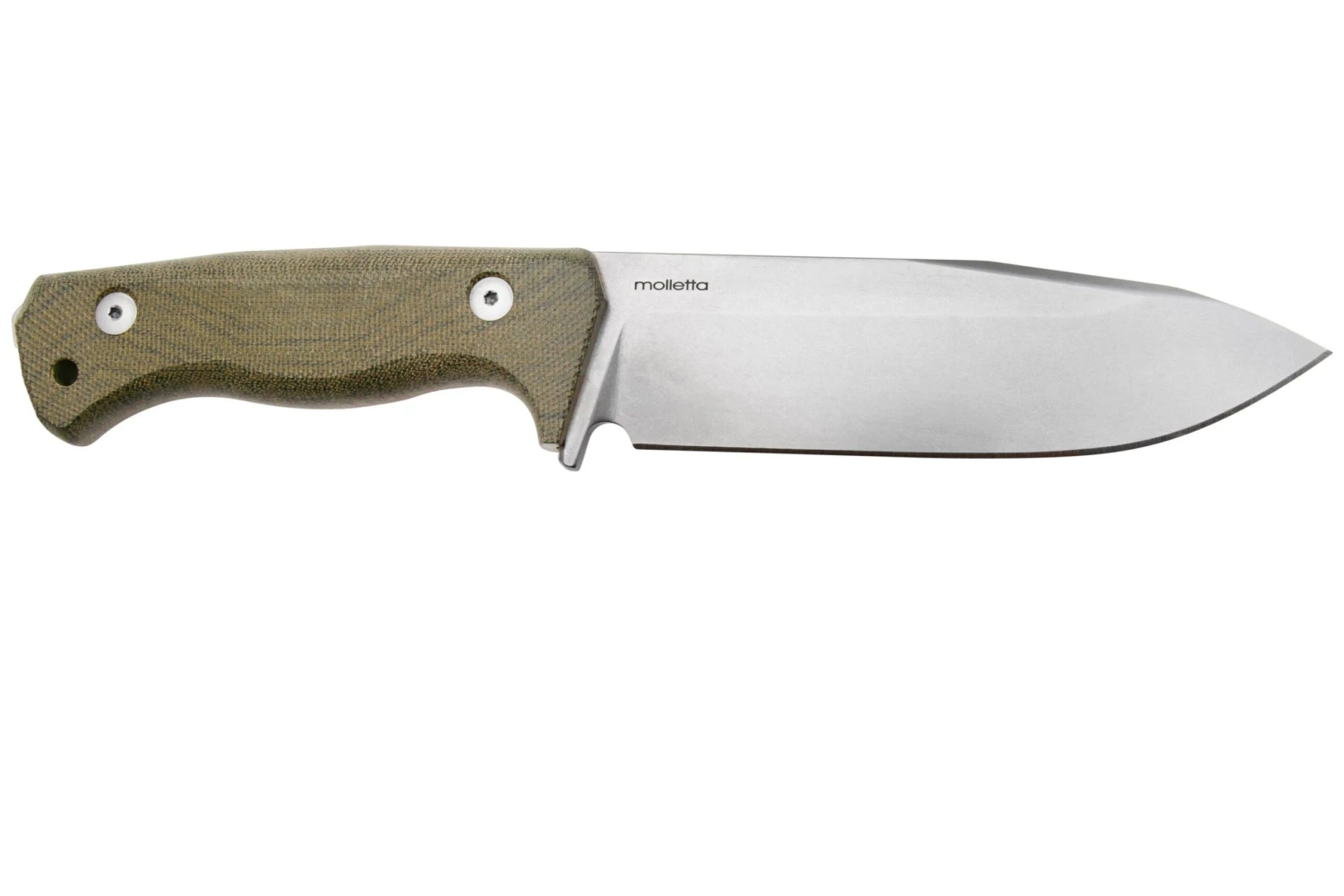 Lionsteel T6 Satin, Green Canvas Micarta T6-CVG Cuchillo Fijo 4 Lionsteel T6 Satin, Green Canvas Micarta T6-CVG Cuchillo Fijo - Imagen 2