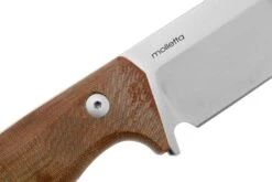 Lionsteel T6 Satin, Natural Canvas Micarta T6-CVN Cuchillo Fijo -Böker Ventas LI T6 CVN 05 lionsteel