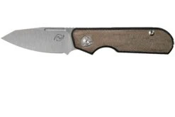 Liong Mah Traveller Sheepfoot Green Canvas Micarta Navaja