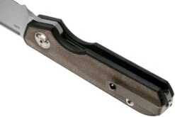 Liong Mah Traveller Sheepfoot Green Canvas Micarta Navaja -Böker Ventas LO TR SH GCM 05 liong mah