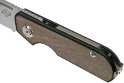 Liong Mah Traveller Sheepfoot Green Canvas Micarta Navaja -Böker Ventas LO TR SH GCM 07 liong mah