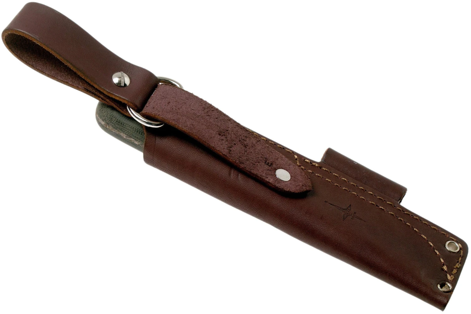 LT Wright Bushcrafter HC, 1075, Matte Black Micarta, Funda De Cuero, Cuchillo Bushcraft 9 LT Wright Bushcrafter HC, 1075, Matte Black Micarta, Funda De Cuero, Cuchillo Bushcraft - Imagen 7