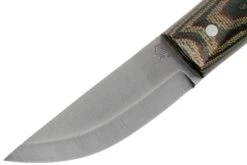 LT Wright Pronghorn, O1, Matte Python Micarta, Leather Sheath, Cuchillo Bushcraft -Böker Ventas LT PH PYM LS 03 lt wright