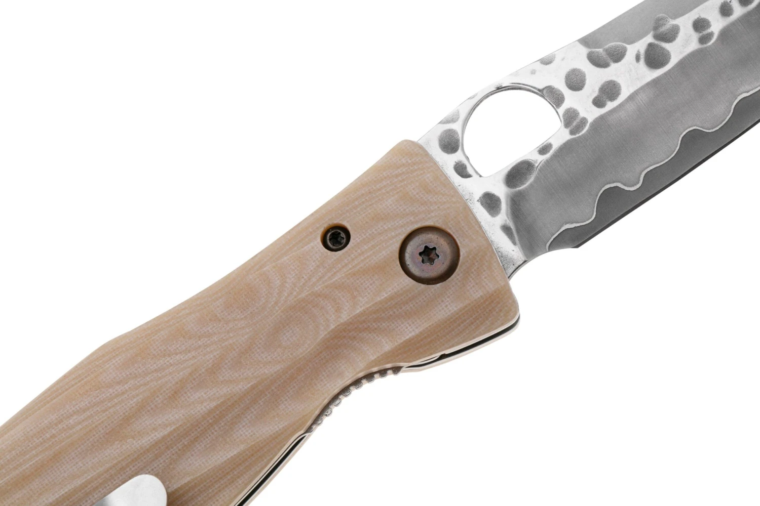 Mcusta MC-0185G Sengoku Uesugi Kenshin SPG2, White Micarta, Cuchillo De Caballero 7 Mcusta MC-0185G Sengoku Uesugi Kenshin SPG2, White Micarta, Cuchillo De Caballero - Imagen 5