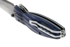 Mcusta MC-0186D Sengoku Date Masamune, Blue Pakkawood, Cuchillo De Caballero -Böker Ventas MC 0186D 04 mcusta