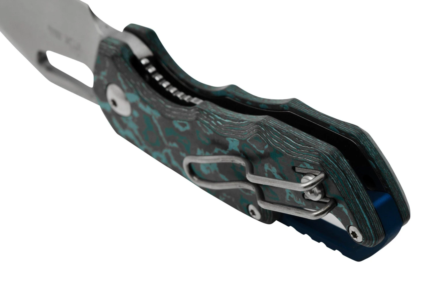 MKM Isonzo FX03-3CA Clip Point Stonewashed, Arctic Storm Carbon Fibre Navaja, Diseño De Jesper Voxnaes 6 MKM Isonzo FX03-3CA Clip Point Stonewashed, Arctic Storm Carbon Fibre Navaja, Diseño De Jesper Voxnaes - Imagen 4