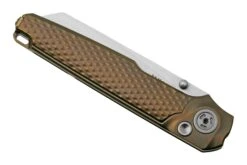 MKM Miura Bronze Titanium, Navaja MI-TBR Satinada, Diseño Simone Tonolli -Böker Ventas MMK MI TBR 06 mkm