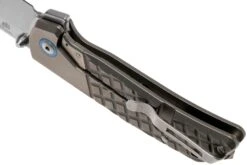 MKM Maximo MM-T Sandblasted Titanium Navaja, Diseño Bob Terzuola -Böker Ventas MMK MM T 05 mkm knives