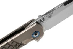 MKM Maximo MM-T Sandblasted Titanium Navaja, Diseño Bob Terzuola -Böker Ventas MMK MM T 06 mkm knives