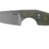 MKM Mikro 2 Wharncliffe, Stonewashed Green Canvas Micarta Cuchillo De Cuello, Jesper Voxnaes Design -Böker Ventas MMK MR02 GC 01 mkm knives