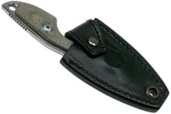 MKM Mikro 2 Wharncliffe, Stonewashed Green Canvas Micarta Cuchillo De Cuello, Jesper Voxnaes Design -Böker Ventas MMK MR02 GC 06 mkm knives