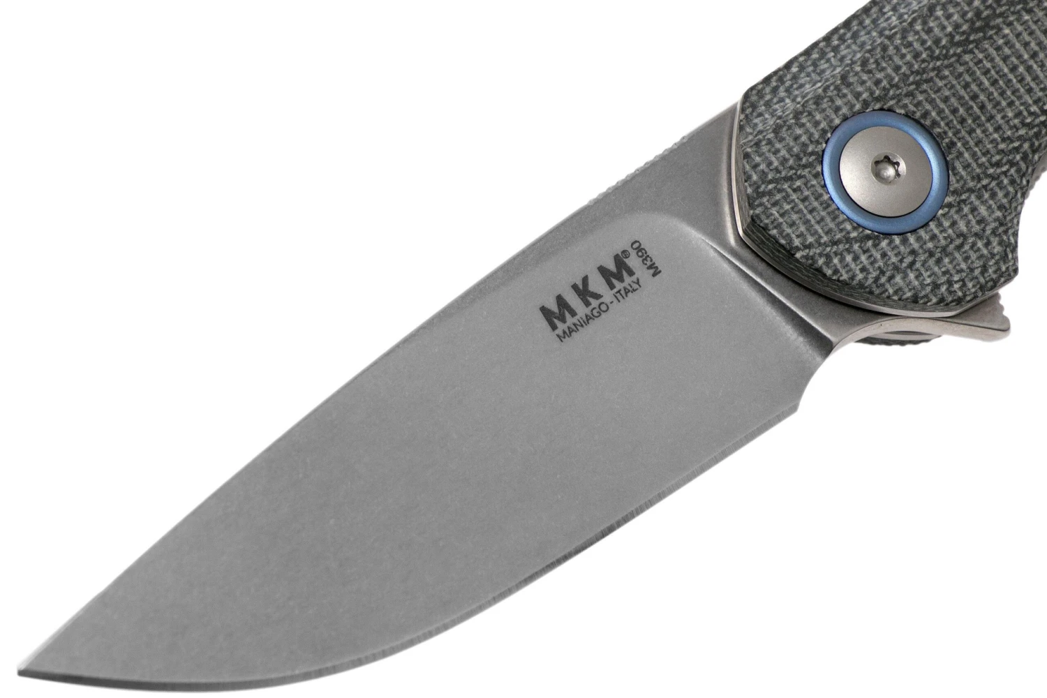 MKM Timavo VP02-BC Black Canvas Micarta Stonewash Navaja, Diseño Voxnaes 5 MKM Timavo VP02-BC Black Canvas Micarta Stonewash Navaja, Diseño Voxnaes - Imagen 3